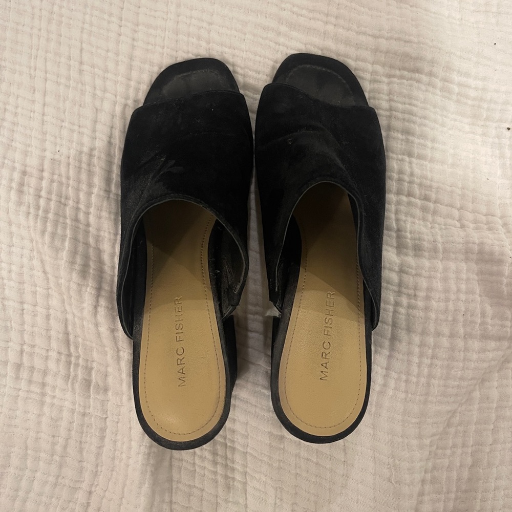 Marc Fisher heeled slides, size 7.5, perfect for work